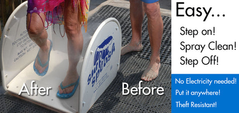 Surf Splash at beach resort entrance